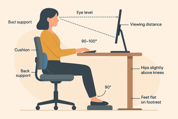 The Ergonomic Home Office Setup for Better Posture and Productivity